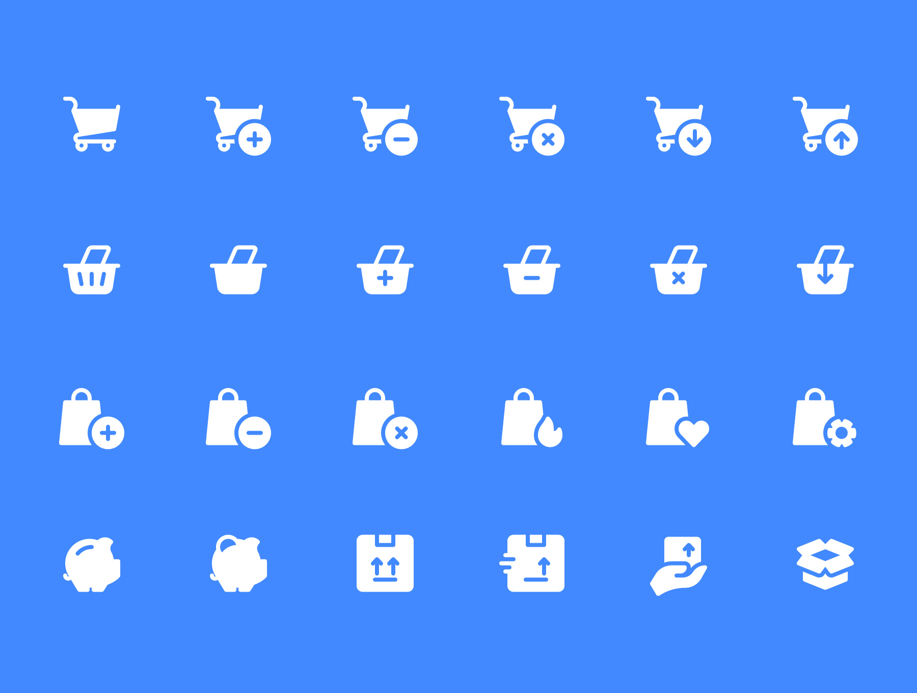 素材库下午茶：2600枚线条&扁平化设计矢量素材库精选图标巨无霸合集插图(6)