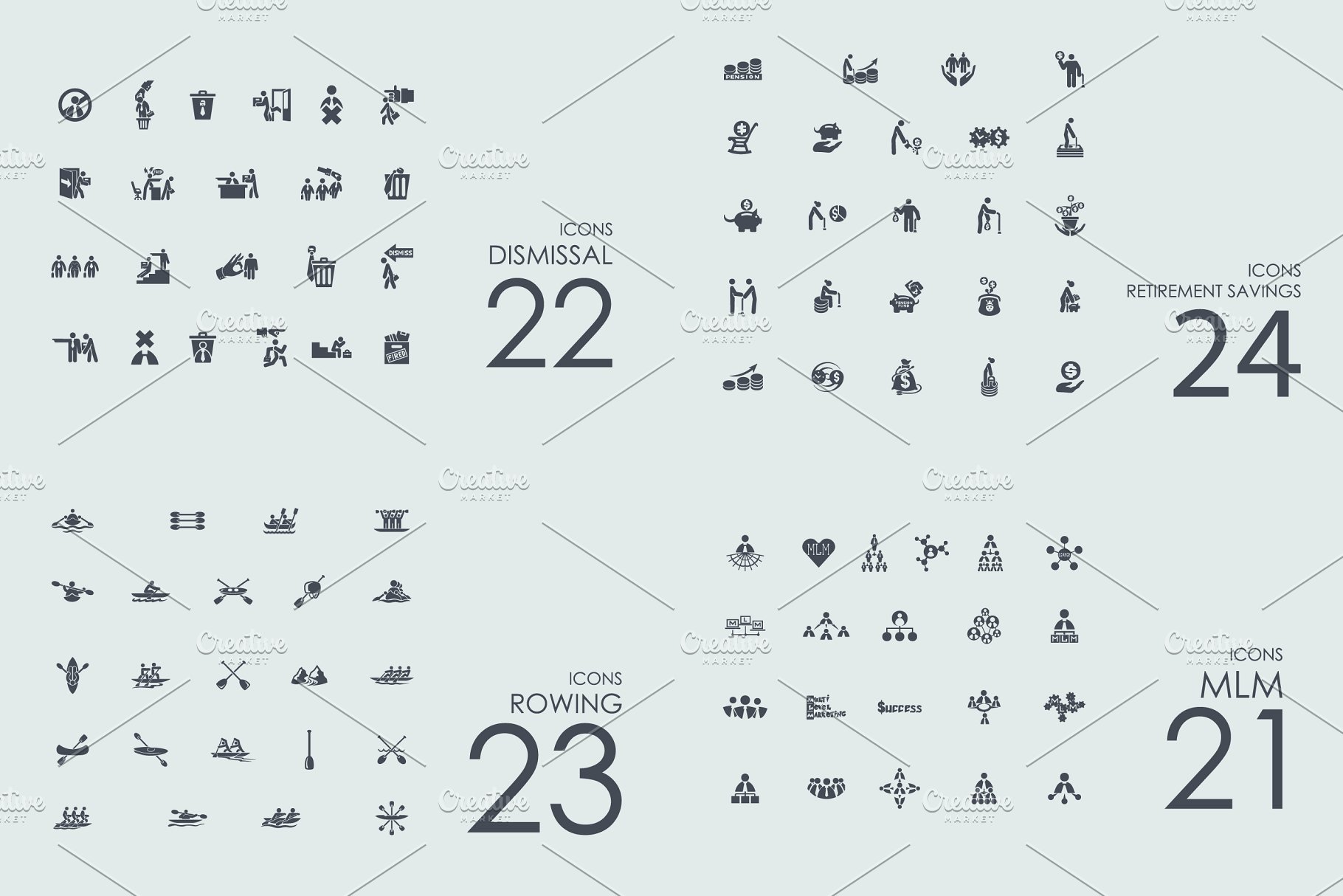 4000枚适合各种行业的图标合集 4000 HAMSTER Icons Library插图(7)