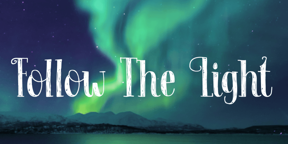 Follow The Light Font Family插图