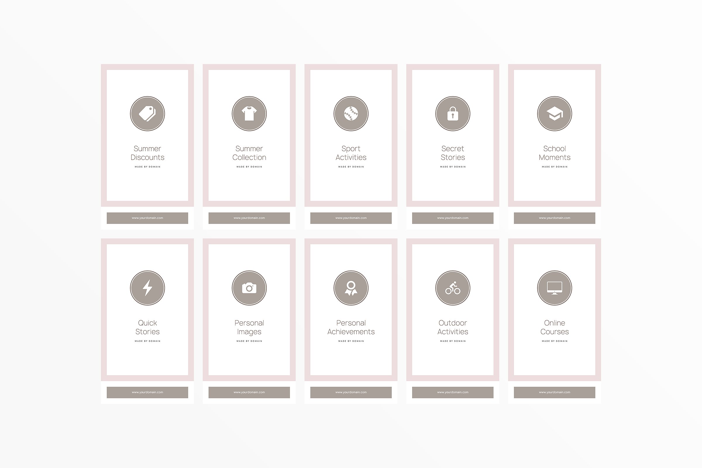 新媒体文章贴图设计模板素材库精选 Austria Instagram Highlights插图(20)