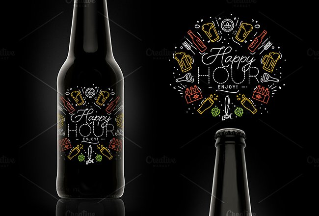 酒与酒精相关图标集 Alcohol icons插图(5)