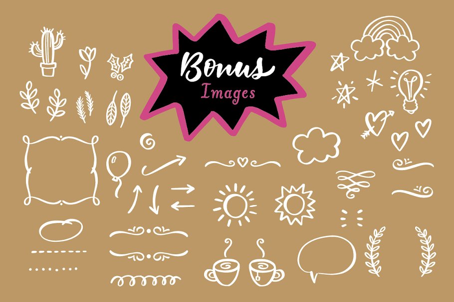 常用实用社交媒体海报文本图层 Lettering Overlays for Businesses插图(4)