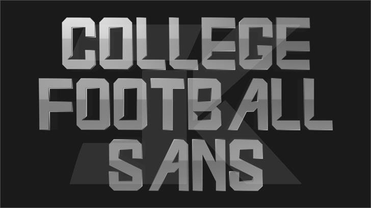 College Football Sans font插图 College Football Sans font插图
