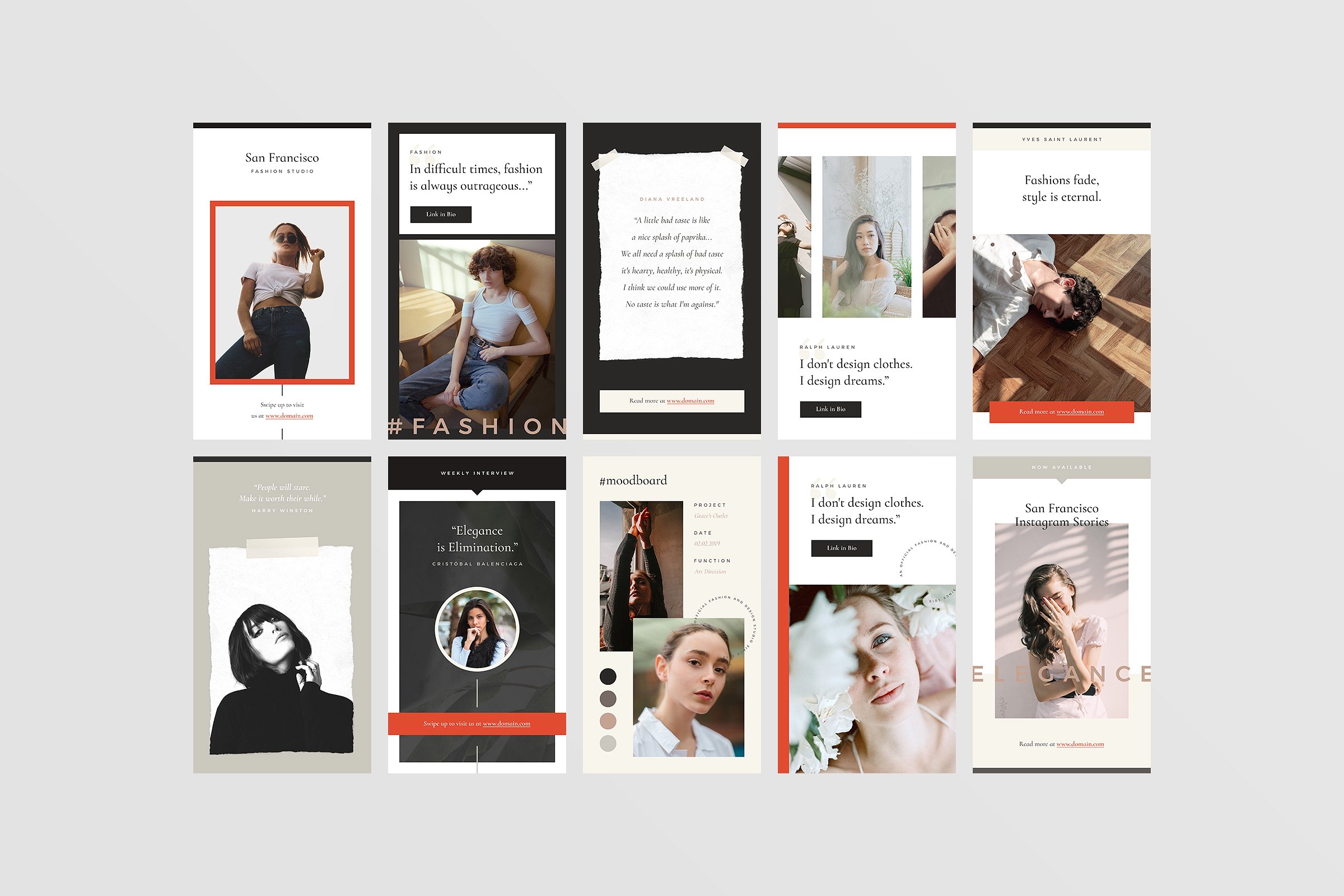 都市时尚艺术Instagram故事贴图模板素材库精选 San Francisco Instagram Stories插图(8)