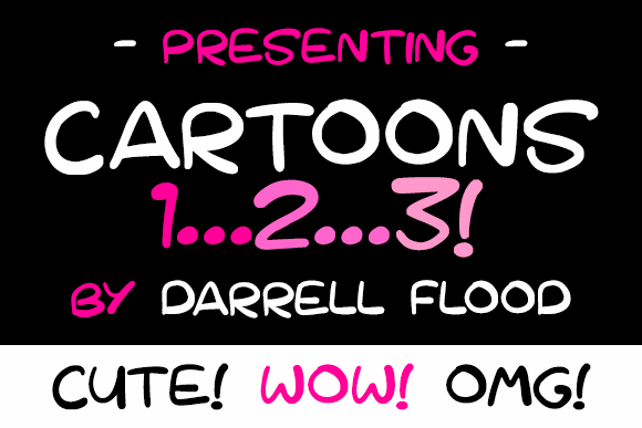 Cartoons 123 font插图 Cartoons 123 font插图