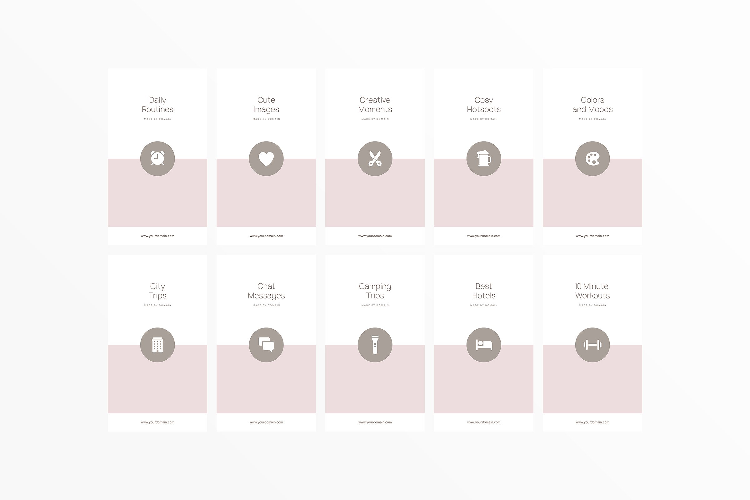 新媒体文章贴图设计模板素材库精选 Austria Instagram Highlights插图(18)