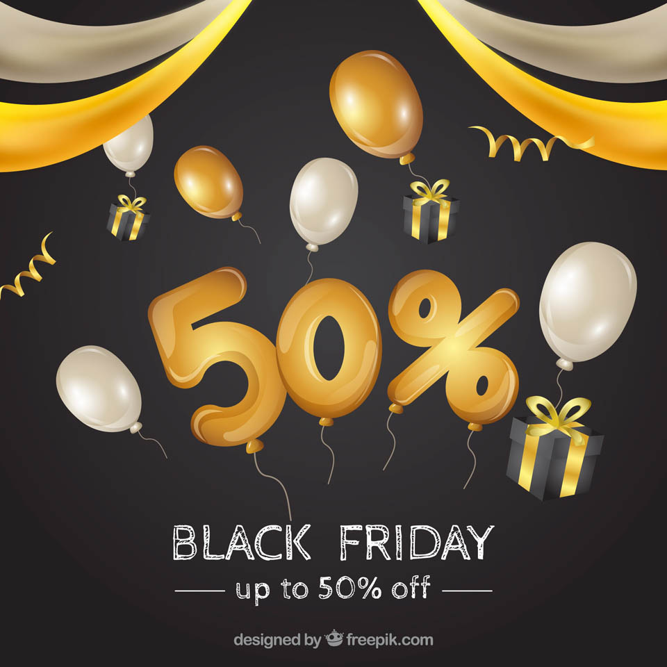 第四弹:30+黑色星期五促销广告物料素材 Black Friday Sales Graphics插图(28)