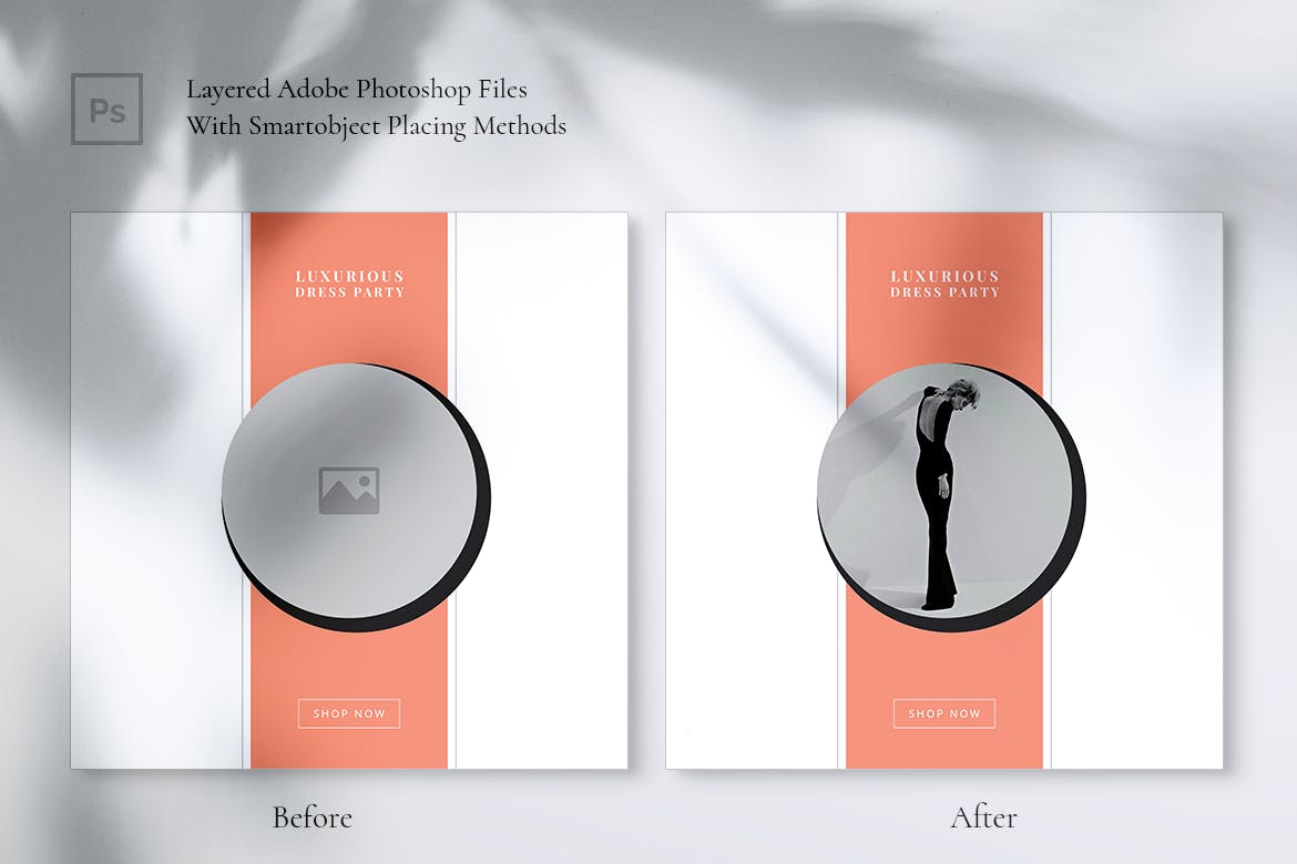 Instagram & Facebook社交网站时尚主题贴图设计素材 BRIGHT Fashion Instagram & Facebook Post插图(3)