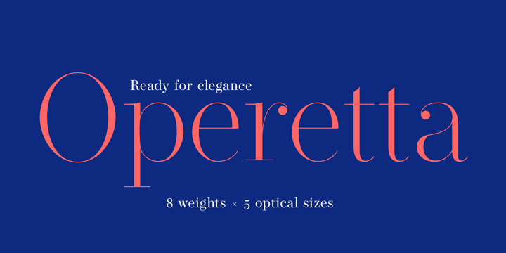 Operetta Font Family插图1