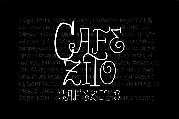 Vtks Cafezito font插图