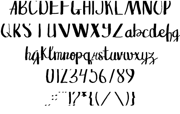 Sangkala font插图5