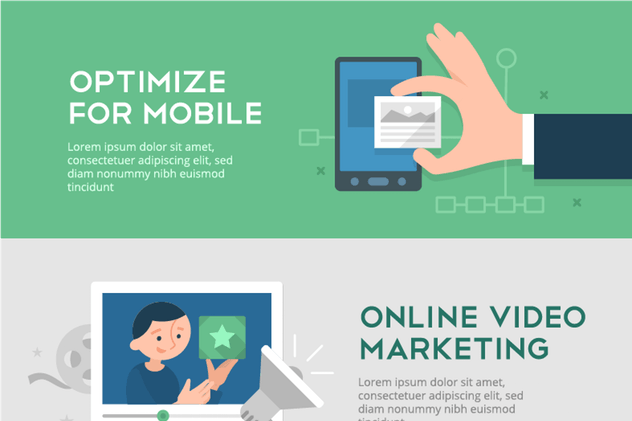 SEO数字营销主题Banner模板 SEO Marketing Banners插图(1)