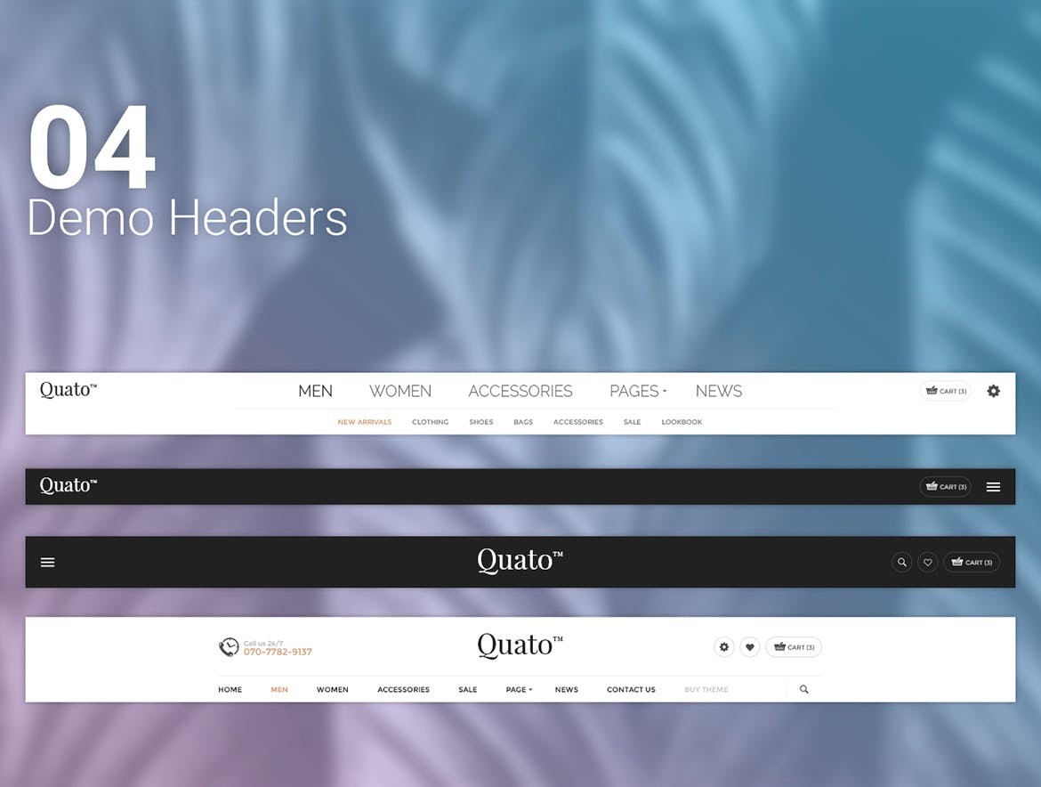 2019年设计趋势响应式HTML网上商城模板素材库精选 Quato | Multi Store Responsive HTML Template插图(1)
