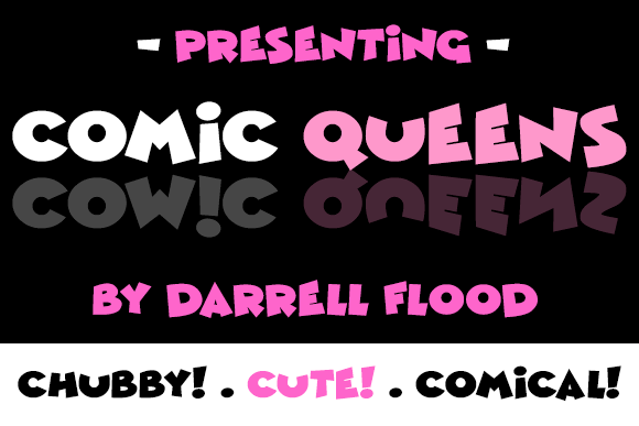 Comic Queens font插图 Comic Queens font插图