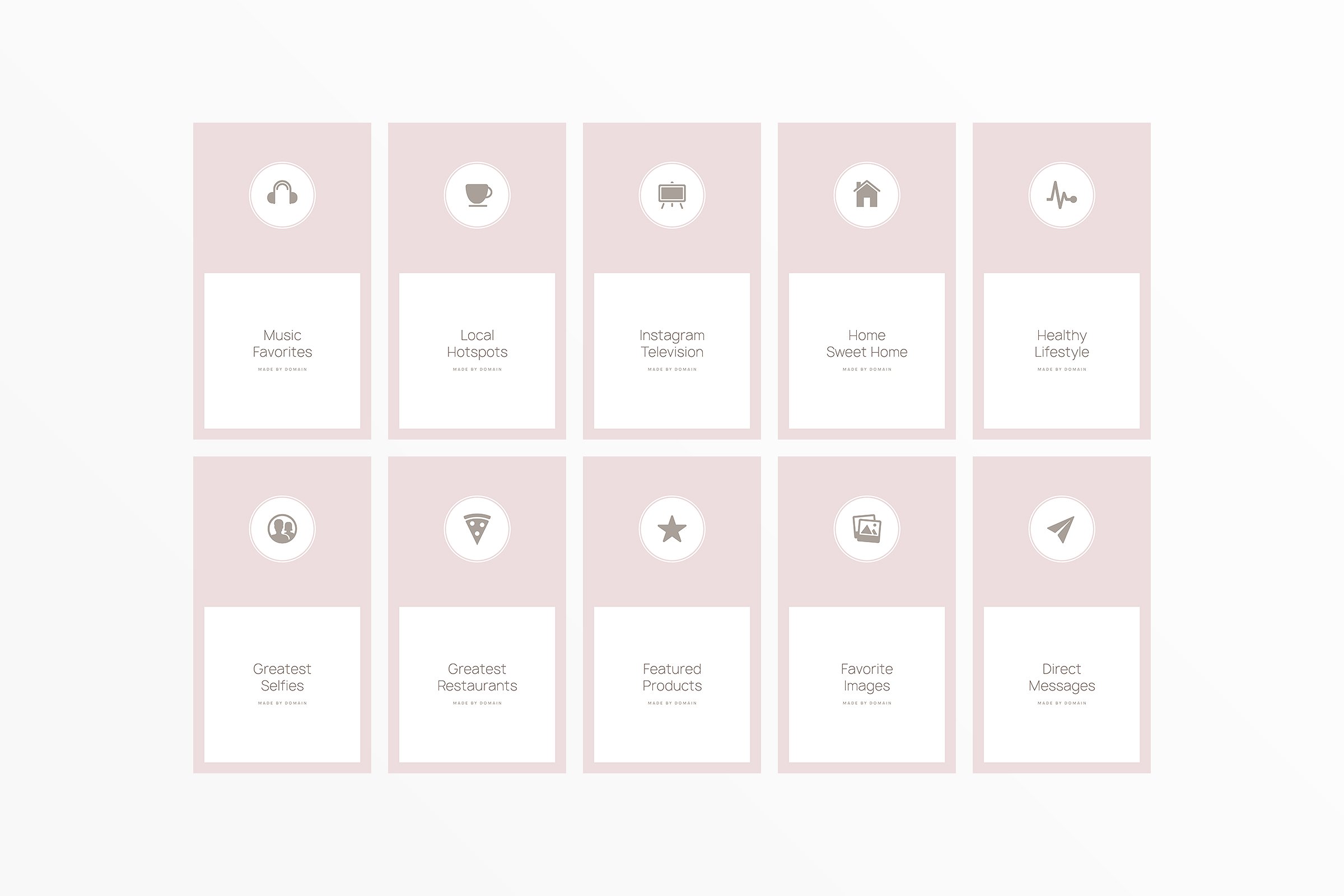 新媒体文章贴图设计模板素材库精选 Austria Instagram Highlights插图(9)