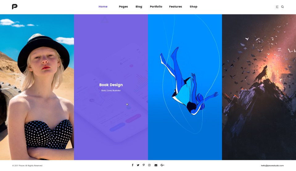 高质量网站全套 PSD 模板素材库精选 Pisces-Multi Concept PSD Template插图(34)