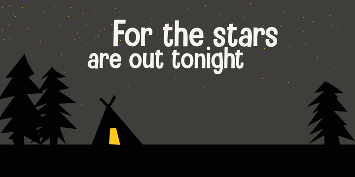 Camping Holiday Font Family插图3