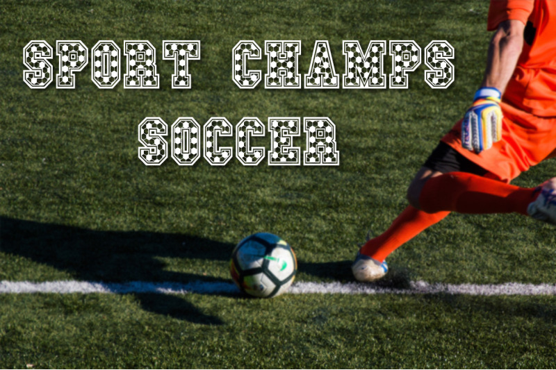 Sport Champs Soccer Font插图1