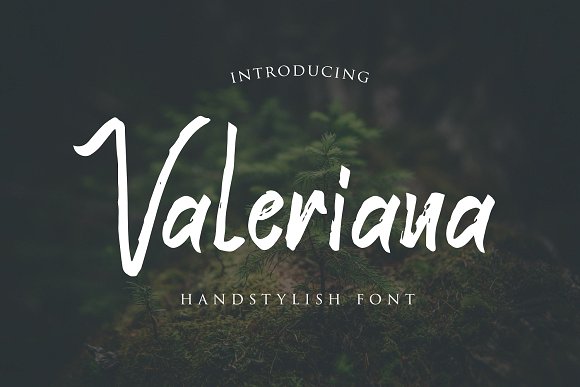 Valeriana Handstylish Font插图