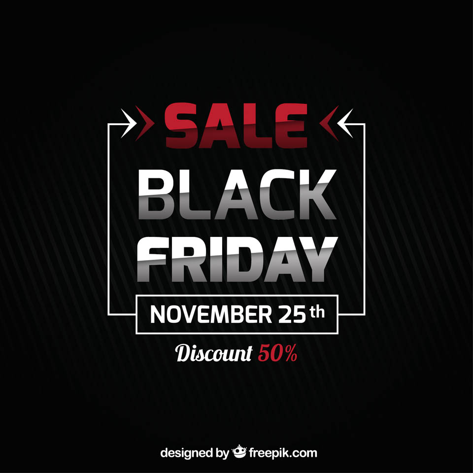 第四弹:30+黑色星期五促销广告物料素材 Black Friday Sales Graphics插图(13)