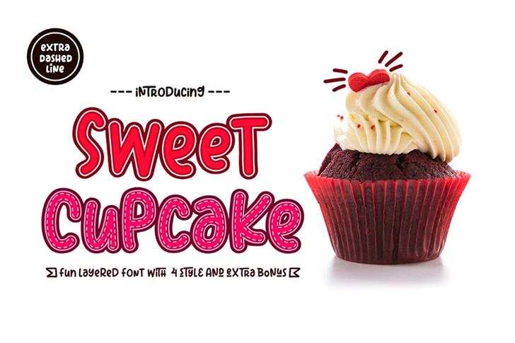 Sweet Cupcake Demo font插图11 Sweet Cupcake Demo font插图11
