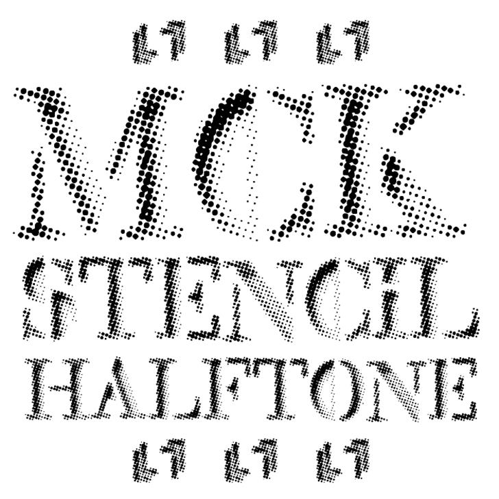 Mck Halftone font插图 Mck Halftone font插图