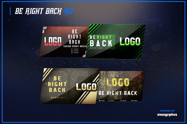 多用途常网站见页面模板素材库精选合集 Twitch Layout Bundle插图(4)