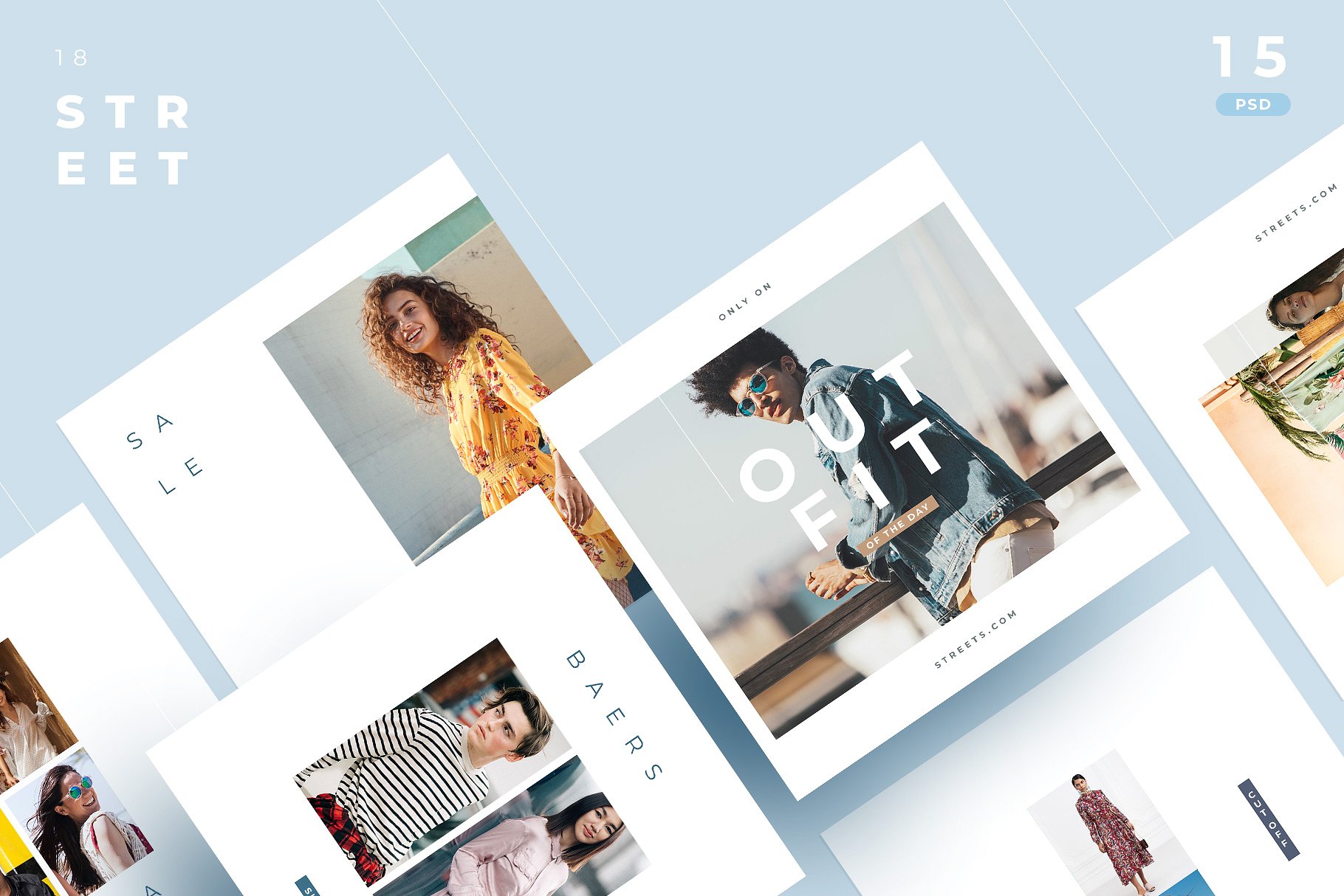 时尚高端的Instagram 社交媒体模板素材库精选合辑下载 Royal Instagram Bundle [psd]插图(10)