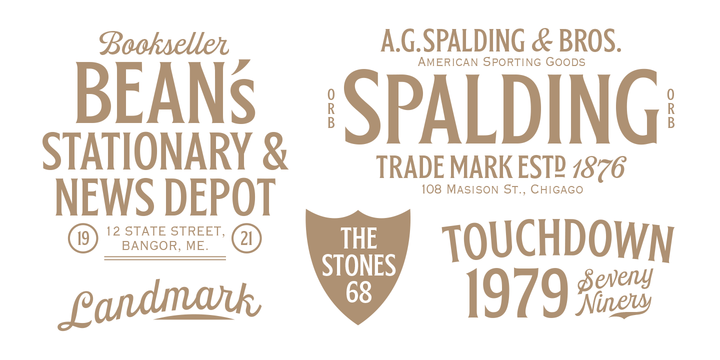 Bordonaro Spur Typeface插图1