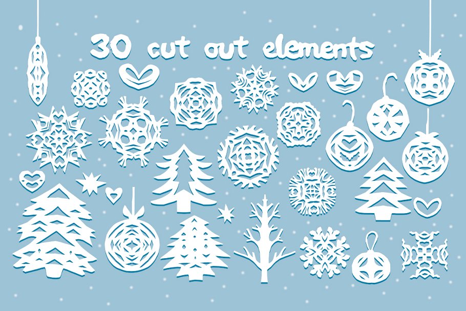 Paper snow Font插图2