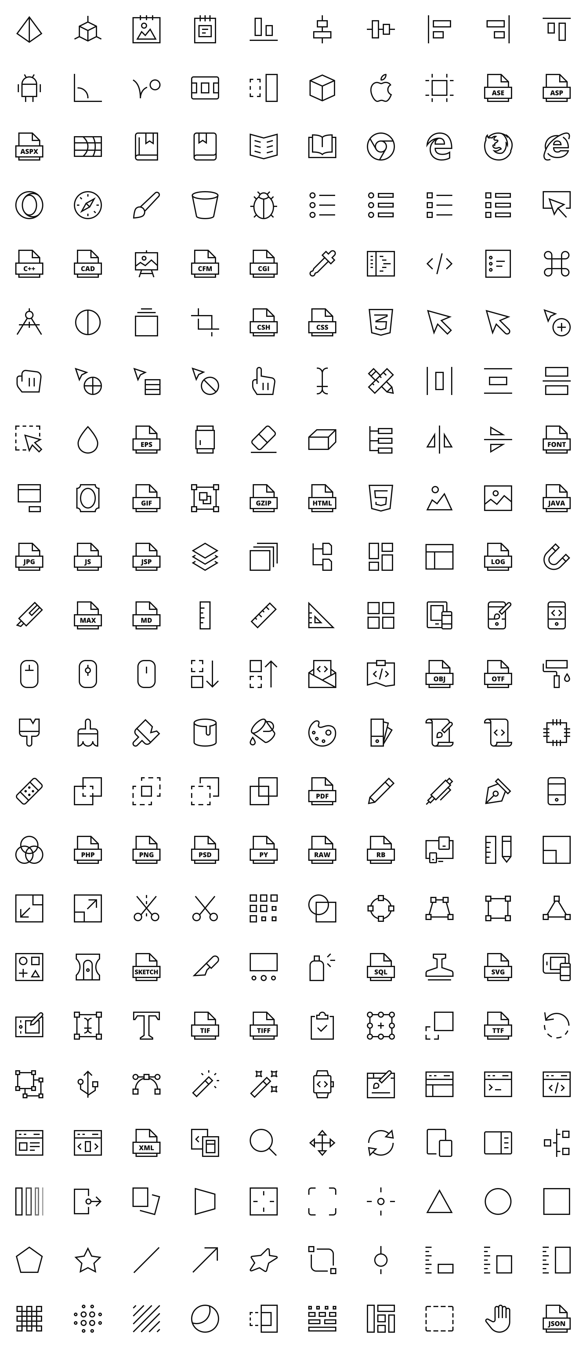 素材库下午茶：价值99美金的20000+超级图标套装下载（Ai+Sketch版）插图(6)