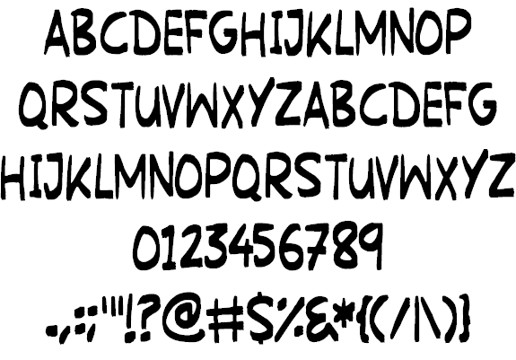 Martian Signpost font插图1 Martian Signpost font插图1