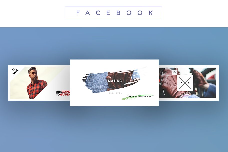 时尚服饰适用社交媒体贴图模板素材库精选 Social Media Pack插图(6)