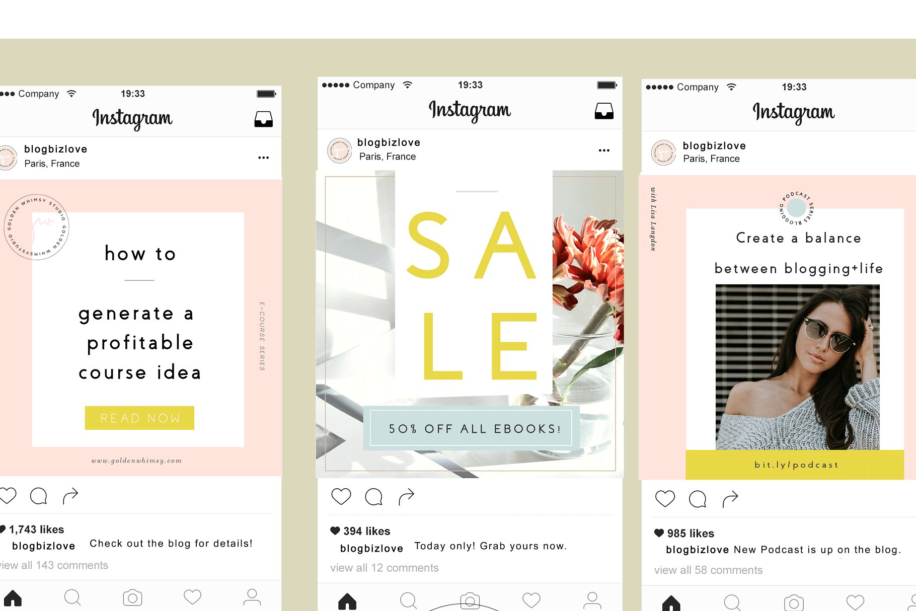 家居创意产品社交媒体贴图模板素材库精选 Infopreneurs Social Media Kit插图(2)