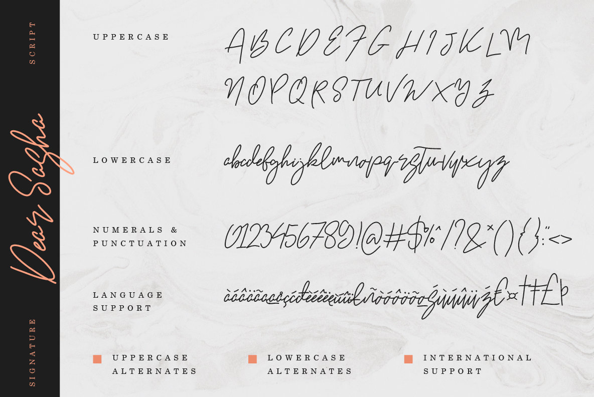 Dear Sasha Font Family插图5