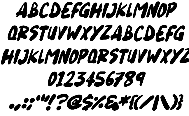 Blueberry font插图2 Blueberry font插图2