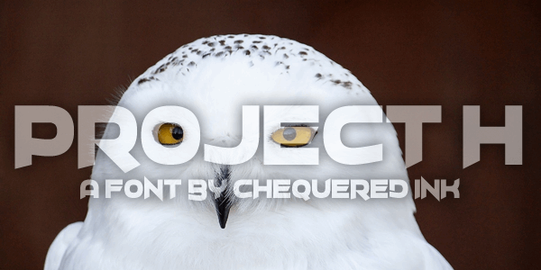 Project H font插图
