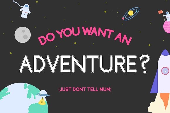 Chunky Monkey Font Duo插图2