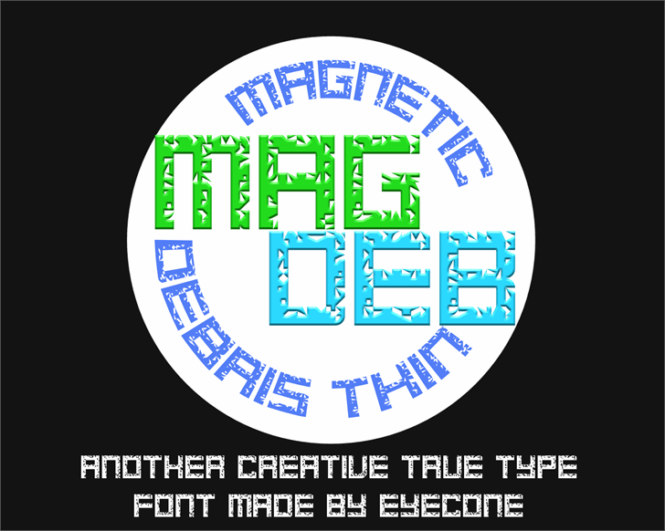 Magnetic Debris font插图2