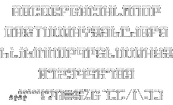 Temple of Gong font插图1