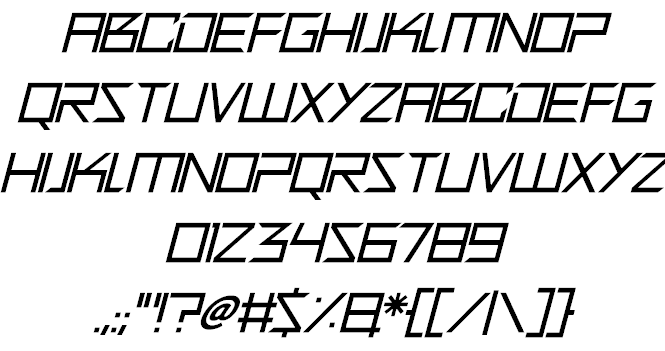 Quirky Robot font插图2