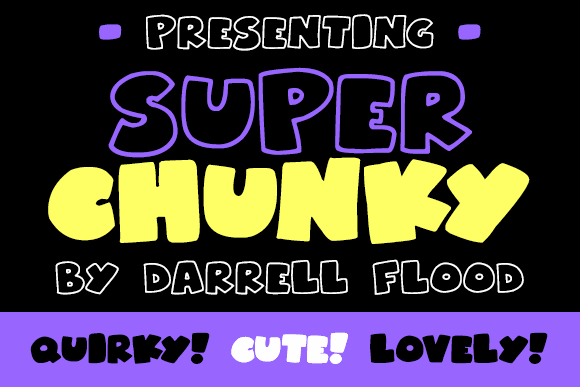 Superchunky font插图 Superchunky font插图
