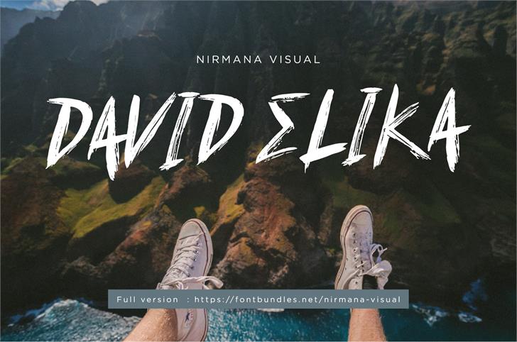 David Elika Demo Version font插图 David Elika Demo Version font插图