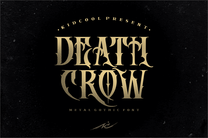 DEATH CROW font插图4 DEATH CROW font插图4