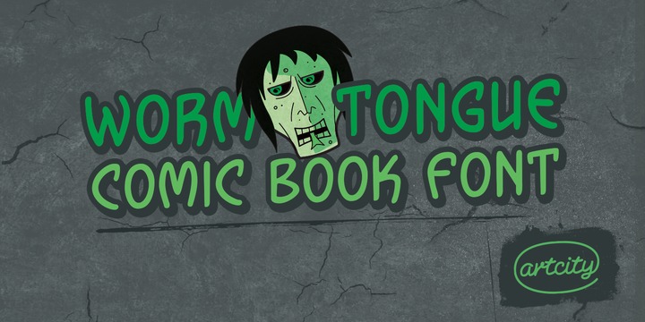 Wormtongue Font Family插图