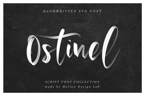 Ostinel SVG Font插图