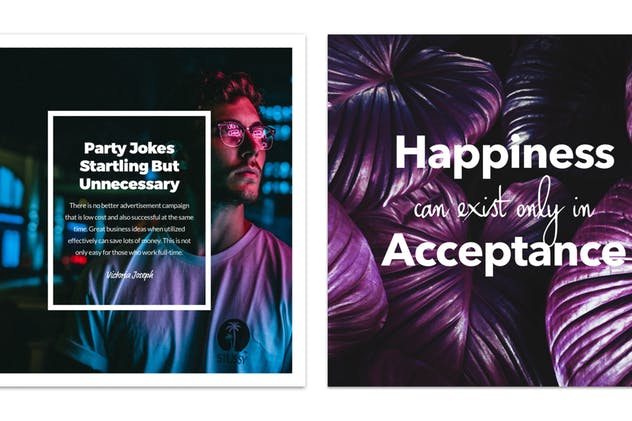 Instagram社交媒体新媒体适用Banner素材库精选广告模板 Instagram Banners Pack 1插图(3)