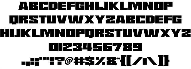 Saturn 3 font插图1 Saturn 3 font插图1