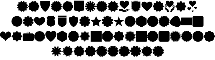 Font Shapes 2019 font插图1