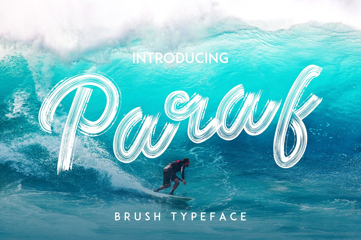 Paraf Brush Font插图